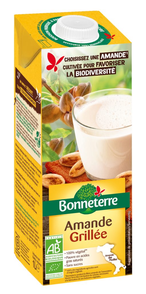 Lait d'amandes grillées Bio