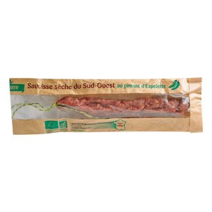 saucisse sèche bio