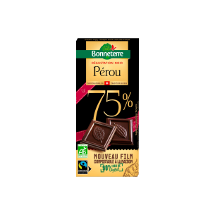 Dégustation Noir Pérou 75%