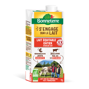 Lait équitable UHT Entier