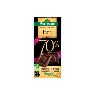 Dégustation Noir Inde 70%