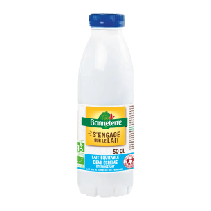 Lait équitable UHT 1/2 écremé 50 cl