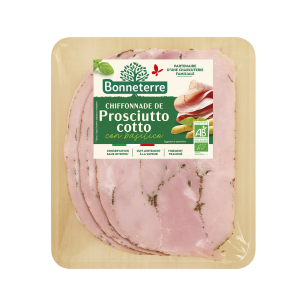 Prosciutto con Basilico (jambon cuit au Basilic en Chiffonnade)