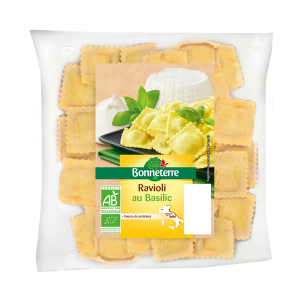 Ravioli aux fromages et Basilic