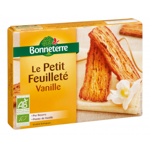 Le Petit Feuilleté à la Vanille (pur beurre)