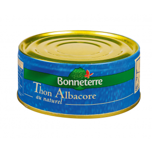 Thon Albacore au naturel (160g)
