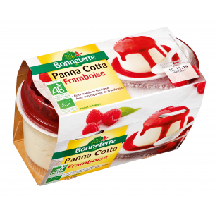 Panna Cotta et Nappage de Framboise