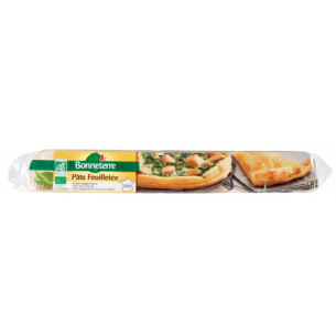 Pâte à Tarte feuilletée prête à dérouler